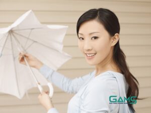 Cách gấp ô gọn gàng