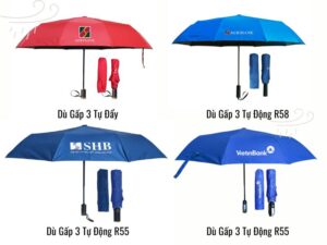 Mẫu dù cầm tay các ngân hàng thường sử dụng làm quà tặng