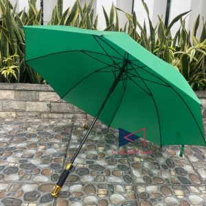 dù thẳng cán vàng kim loại