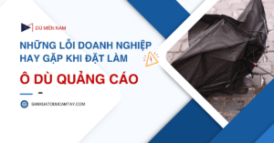 những lỗi thường gặp khi đặt làm ô dù quảng cáo