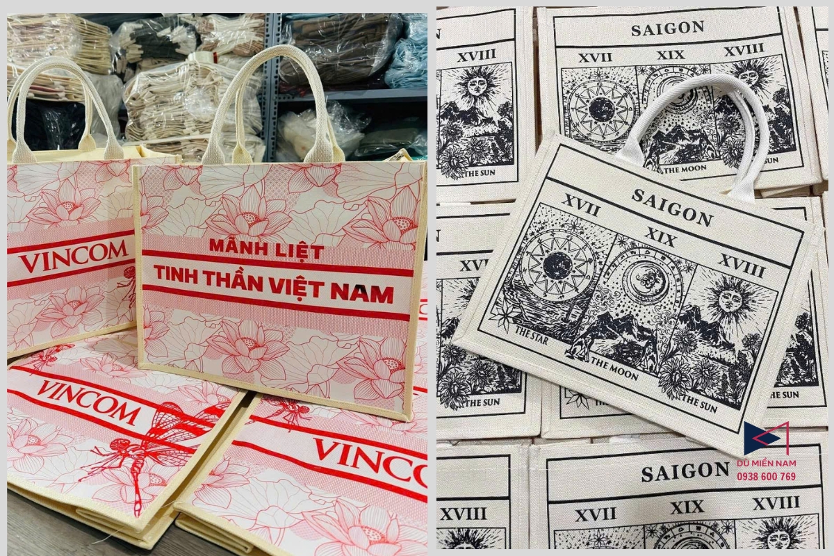 Xưởng may túi vải in logo tại TP HCM